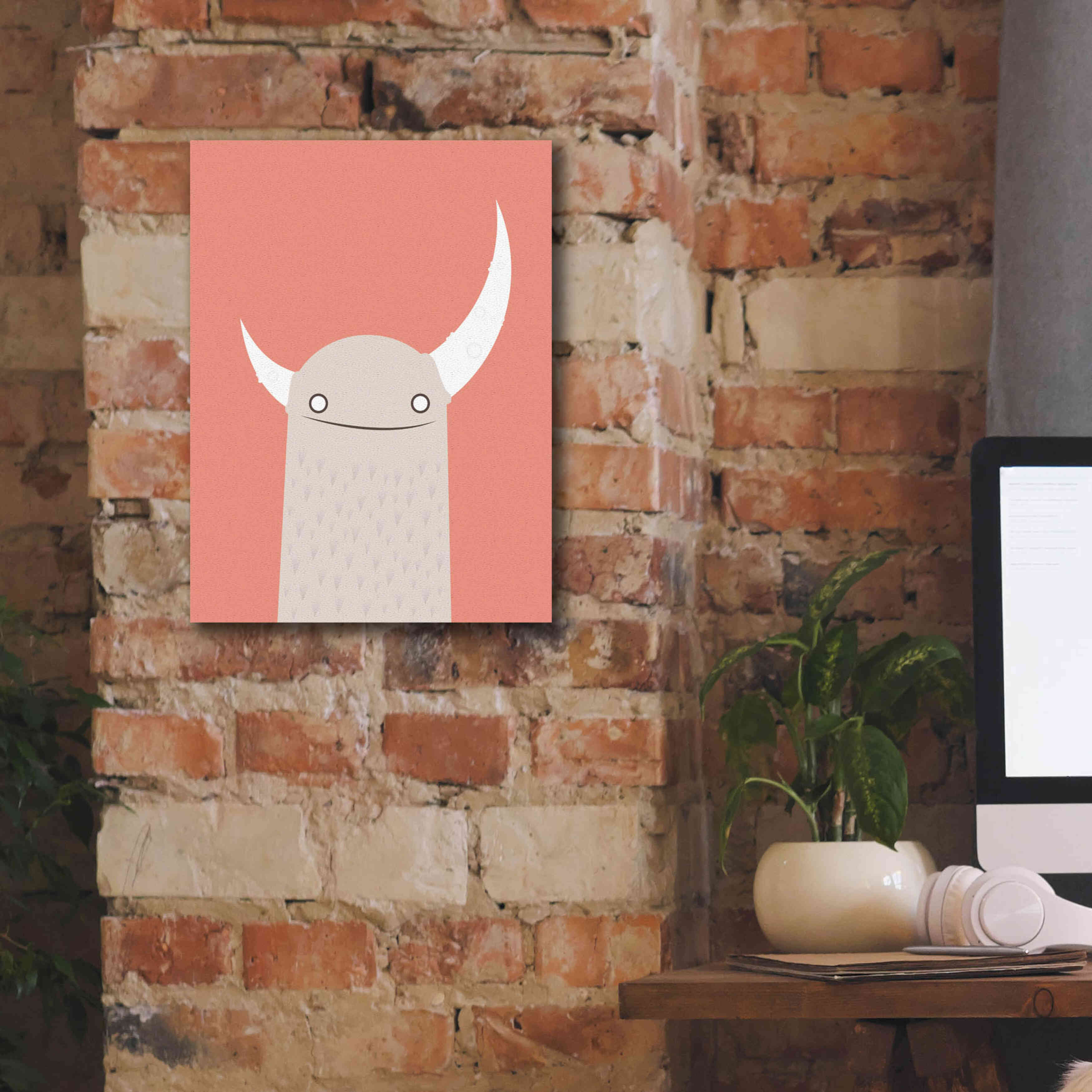 'Moonster' by Volkan Dalyan, Giclee Canvas Wall Art,12x16