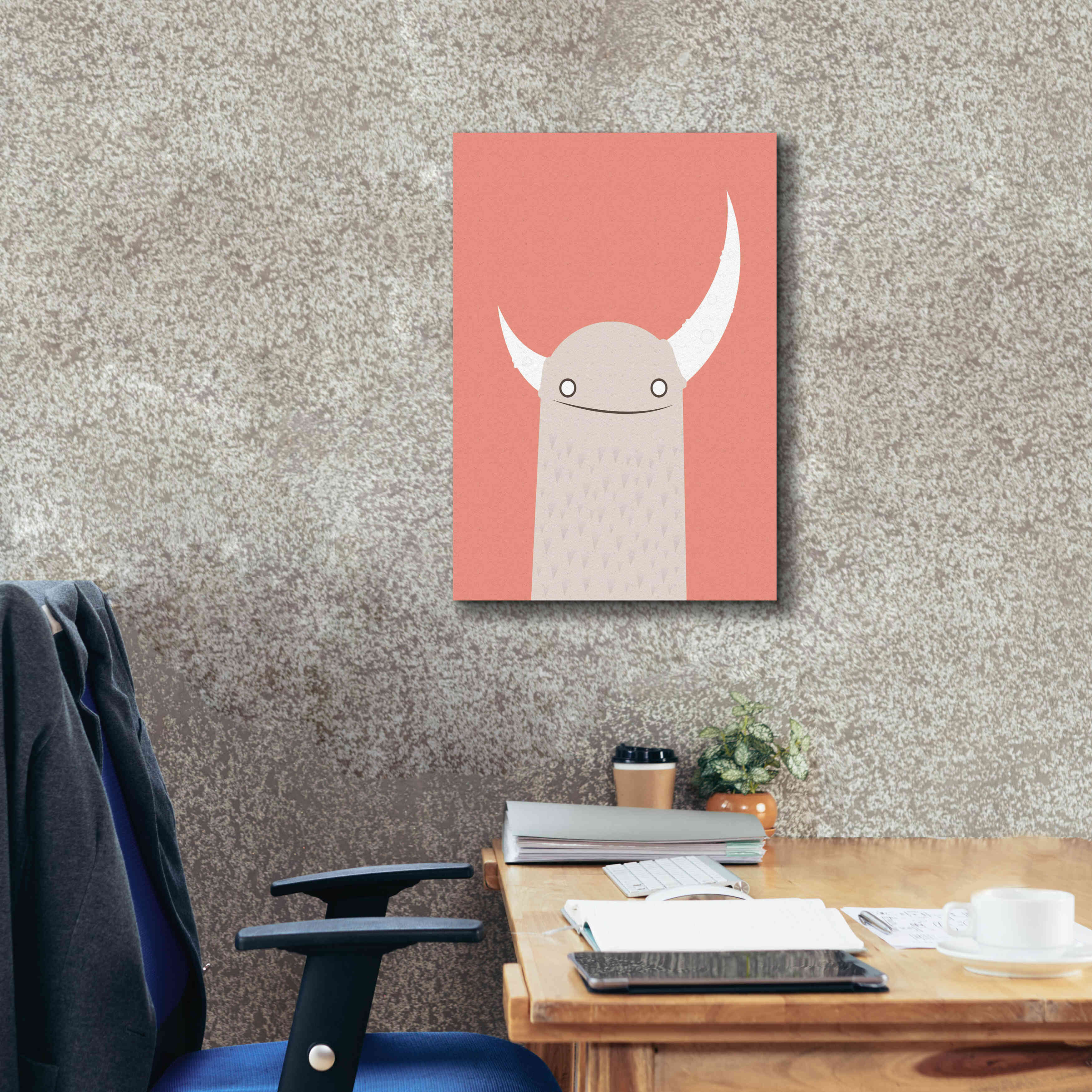 'Moonster' by Volkan Dalyan, Giclee Canvas Wall Art,18x26