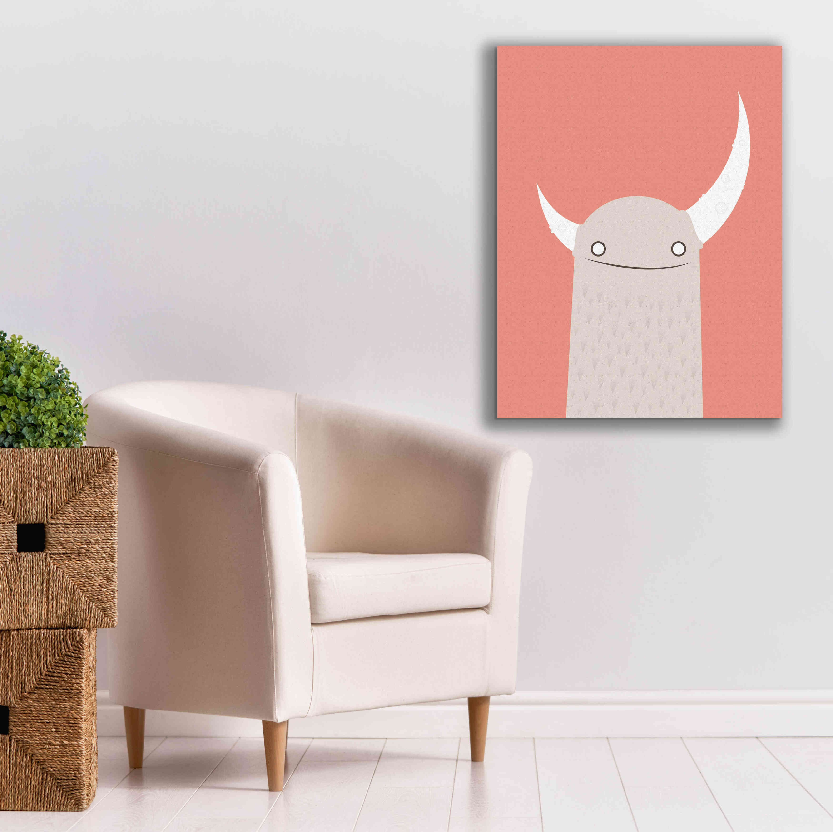 'Moonster' by Volkan Dalyan, Giclee Canvas Wall Art,26x34