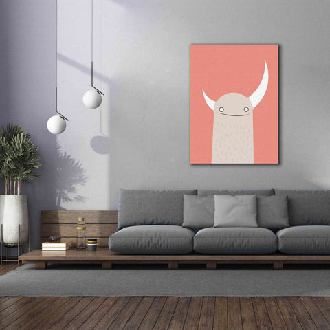 Image of 'Moonster' by Volkan Dalyan, Giclee Canvas Wall Art,40x54