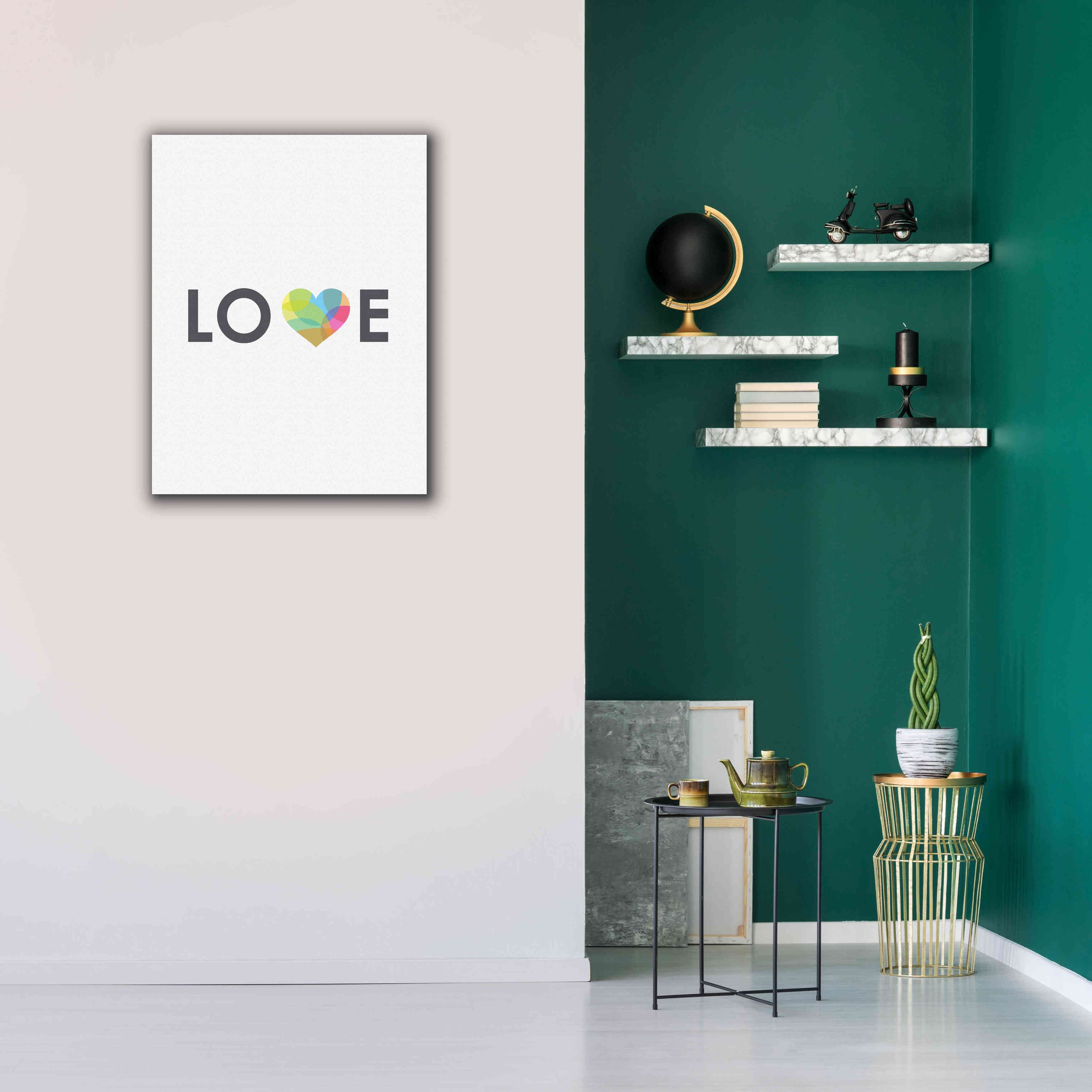 'Love' by Volkan Dalyan, Giclee Canvas Wall Art,26x34
