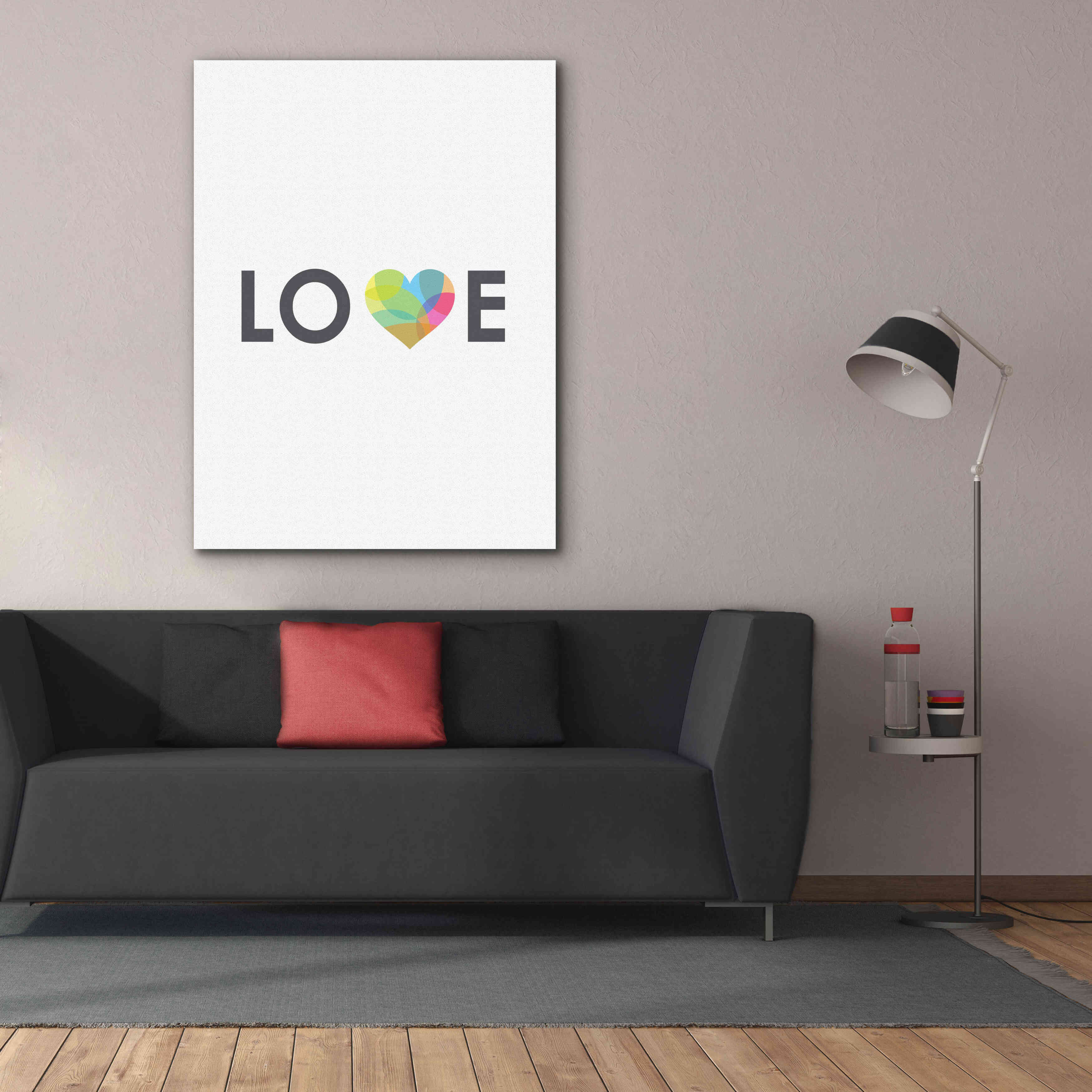 'Love' by Volkan Dalyan, Giclee Canvas Wall Art,40x54