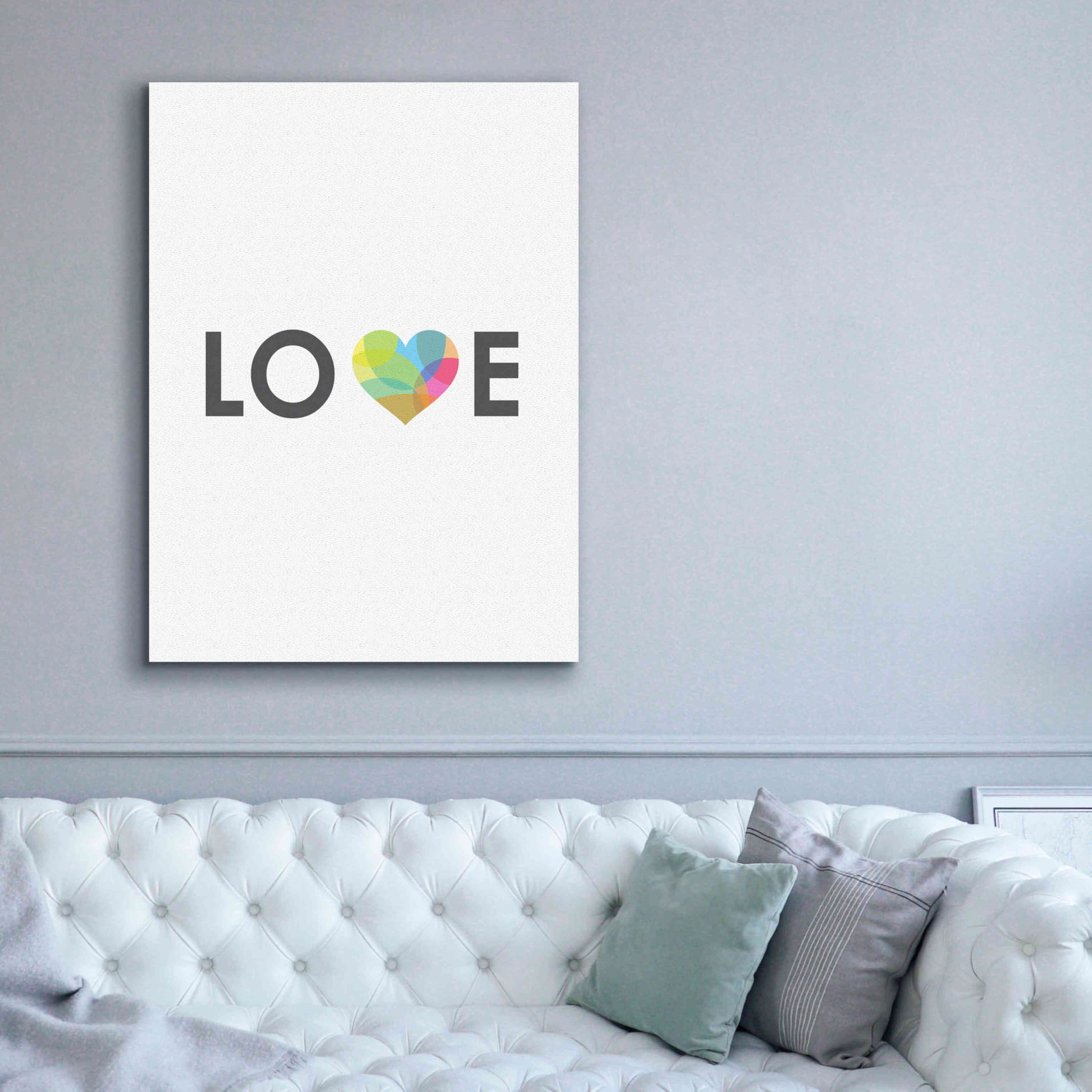 'Love' by Volkan Dalyan, Giclee Canvas Wall Art,40x54
