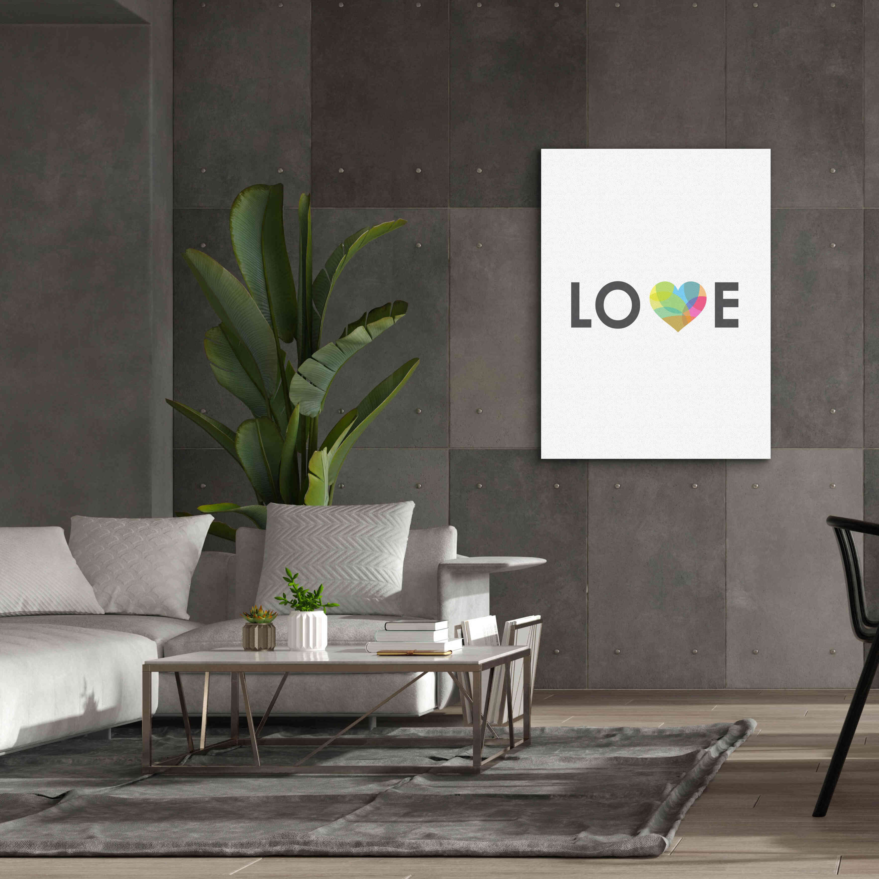 'Love' by Volkan Dalyan, Giclee Canvas Wall Art,40x54