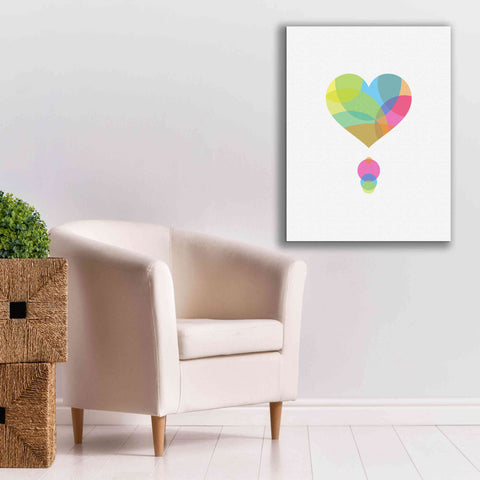 Image of 'Colors of a Heart' by Volkan Dalyan, Giclee Canvas Wall Art,26x34