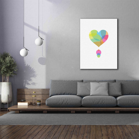 Image of 'Colors of a Heart' by Volkan Dalyan, Giclee Canvas Wall Art,40x54