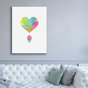 'Colors of a Heart' by Volkan Dalyan, Giclee Canvas Wall Art,40x54