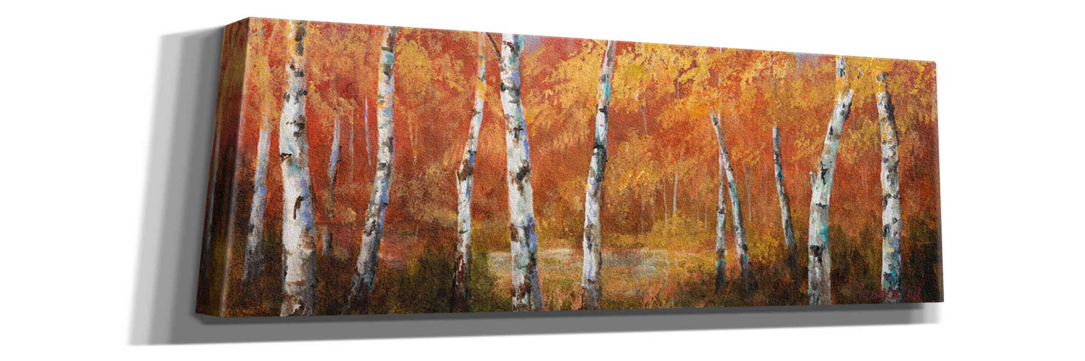 'Autumn Birch I' by Art Fronckowiak, Giclee Canvas Wall Art