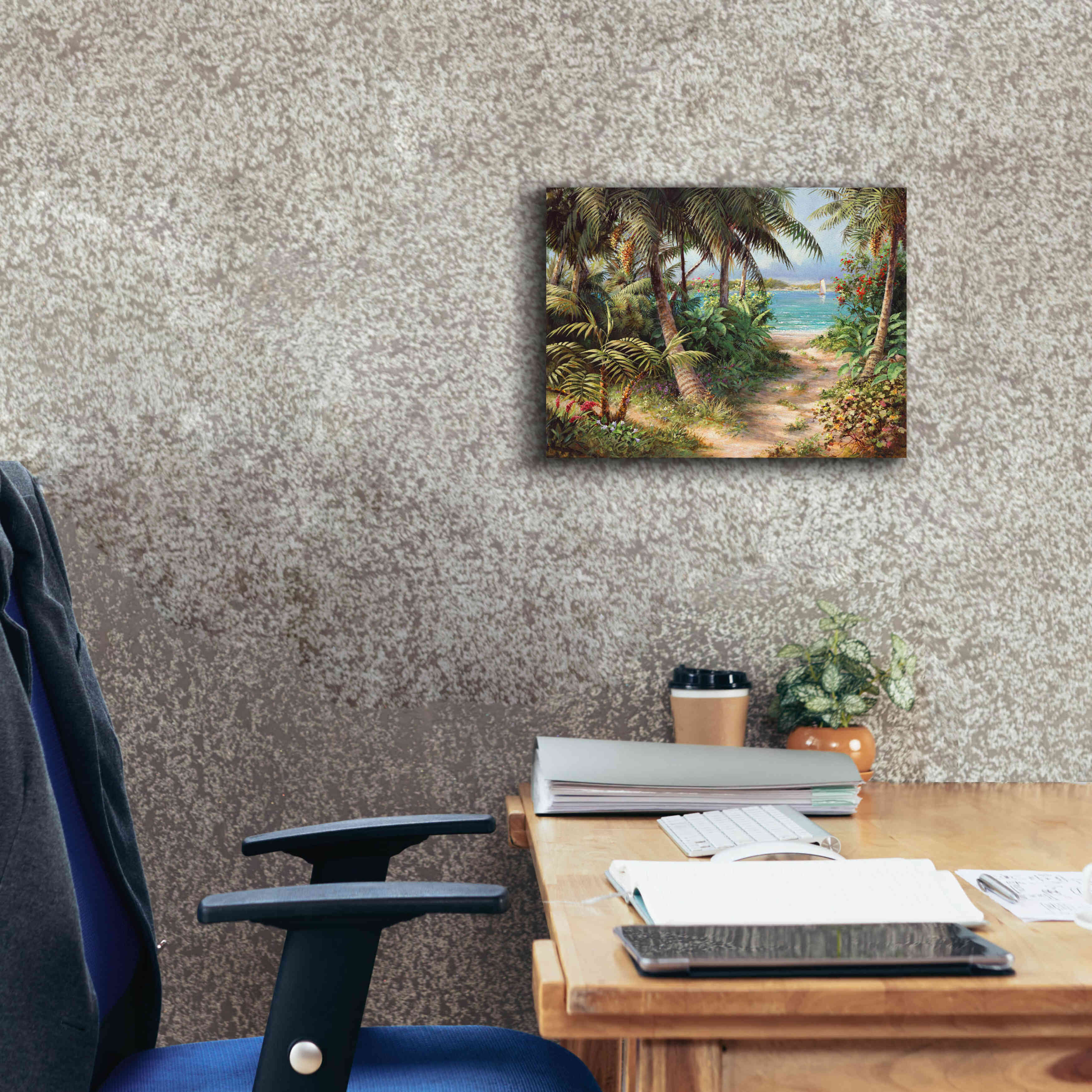 'Bahama Sail' by Art Fronckowiak, Giclee Canvas Wall Art,16x12