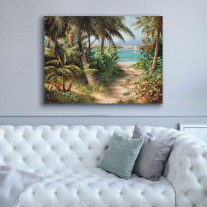 'Bahama Sail' by Art Fronckowiak, Giclee Canvas Wall Art,54x40