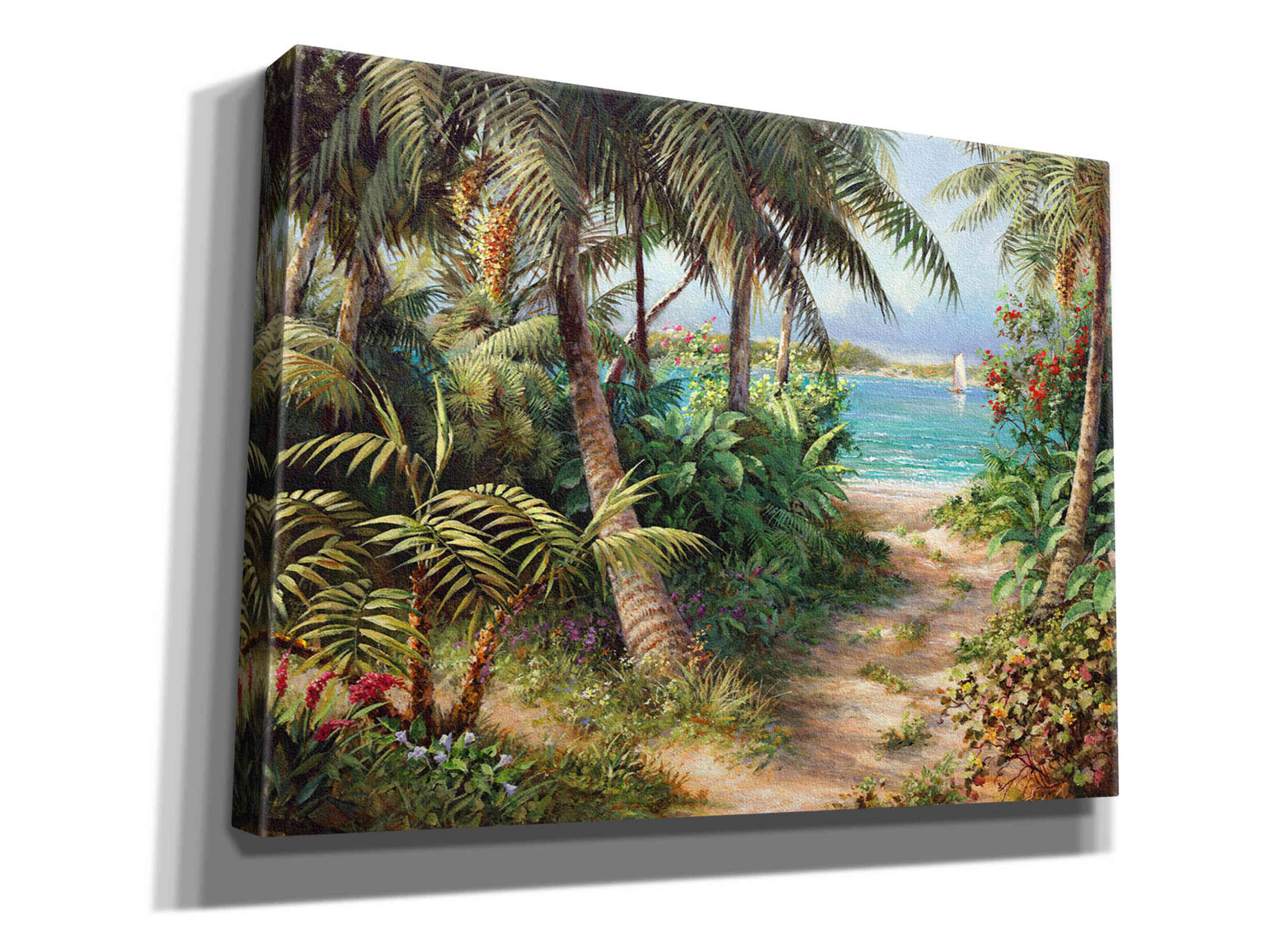 'Bahama Sail' by Art Fronckowiak, Giclee Canvas Wall Art
