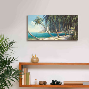 'Bali Cove' by Art Fronckowiak, Giclee Canvas Wall Art,24x12