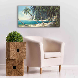 'Bali Cove' by Art Fronckowiak, Giclee Canvas Wall Art,40x20