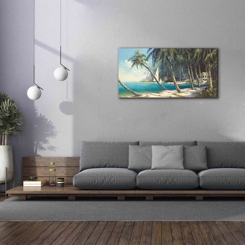 Image of 'Bali Cove' by Art Fronckowiak, Giclee Canvas Wall Art,60x30