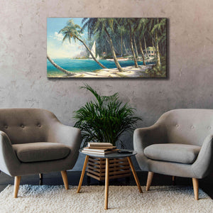 'Bali Cove' by Art Fronckowiak, Giclee Canvas Wall Art,60x30