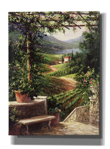 'Chianti Vineyard' by Art Fronckowiak, Giclee Canvas Wall Art