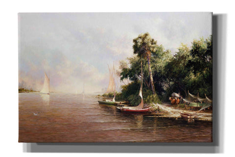Image of 'Fisherman Landing' by Art Fronckowiak, Giclee Canvas Wall Art