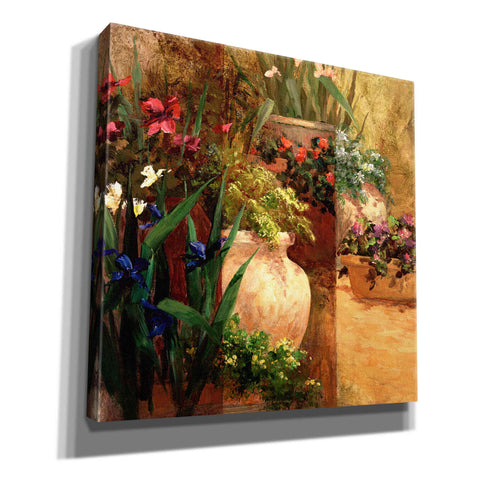 Image of 'Flower Pots Right' by Art Fronckowiak, Giclee Canvas Wall Art