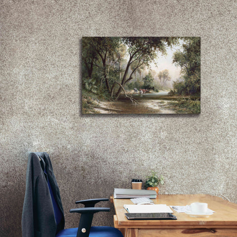 Image of 'Forked Creek' by Art Fronckowiak, Giclee Canvas Wall Art,40x26