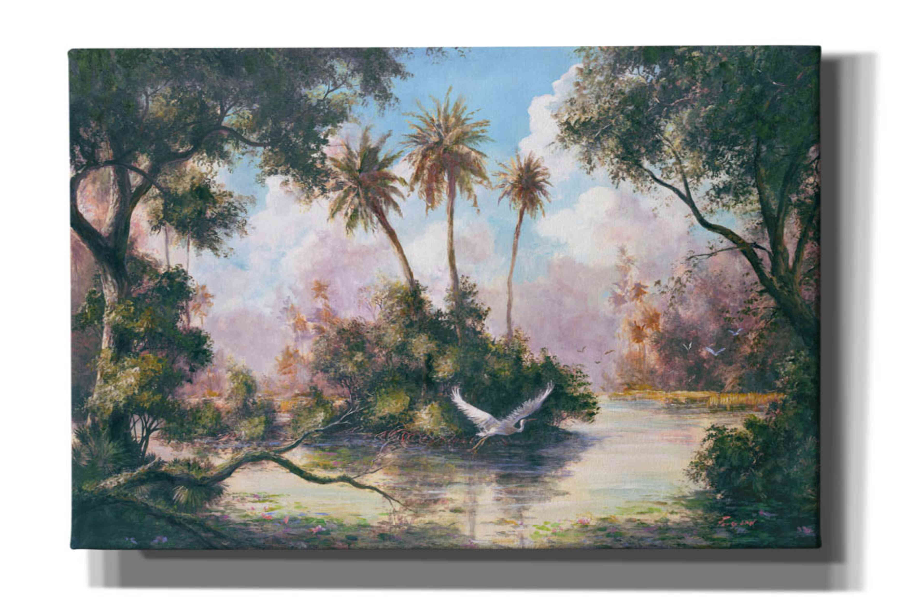 'Glades Hammock' by Art Fronckowiak, Giclee Canvas Wall Art