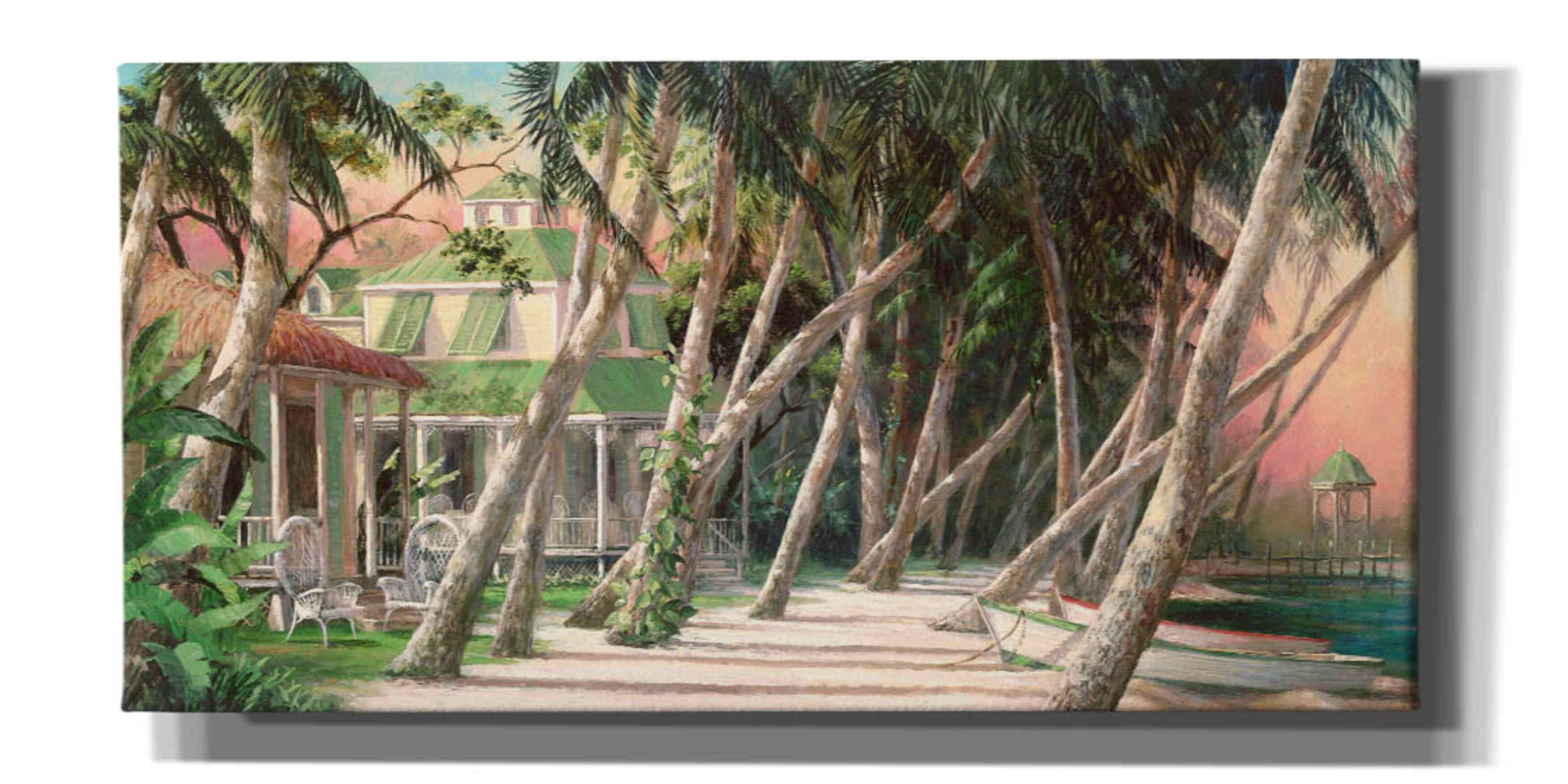 'Island House' by Art Fronckowiak, Giclee Canvas Wall Art