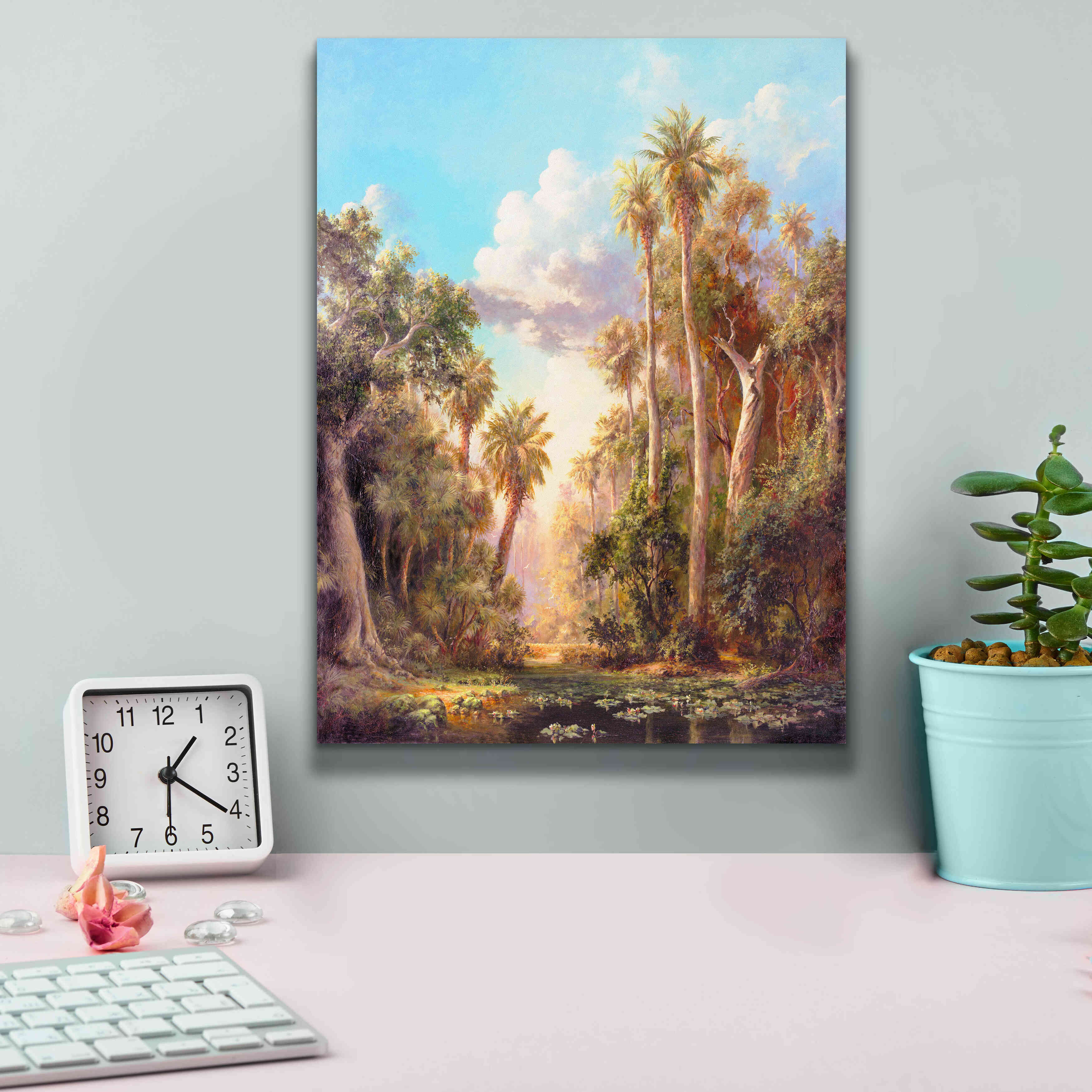 'Lost River' by Art Fronckowiak, Giclee Canvas Wall Art,12x16