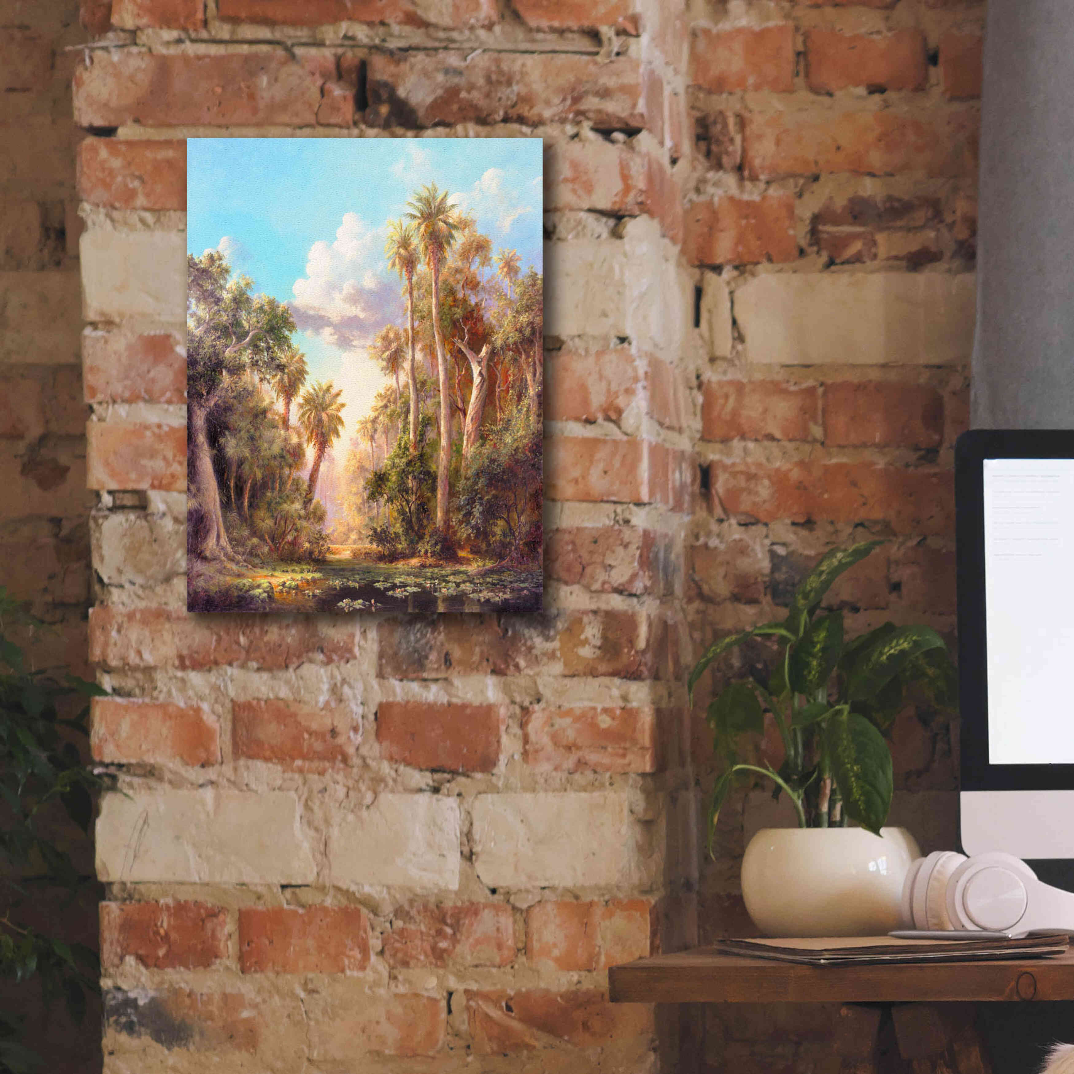 'Lost River' by Art Fronckowiak, Giclee Canvas Wall Art,12x16