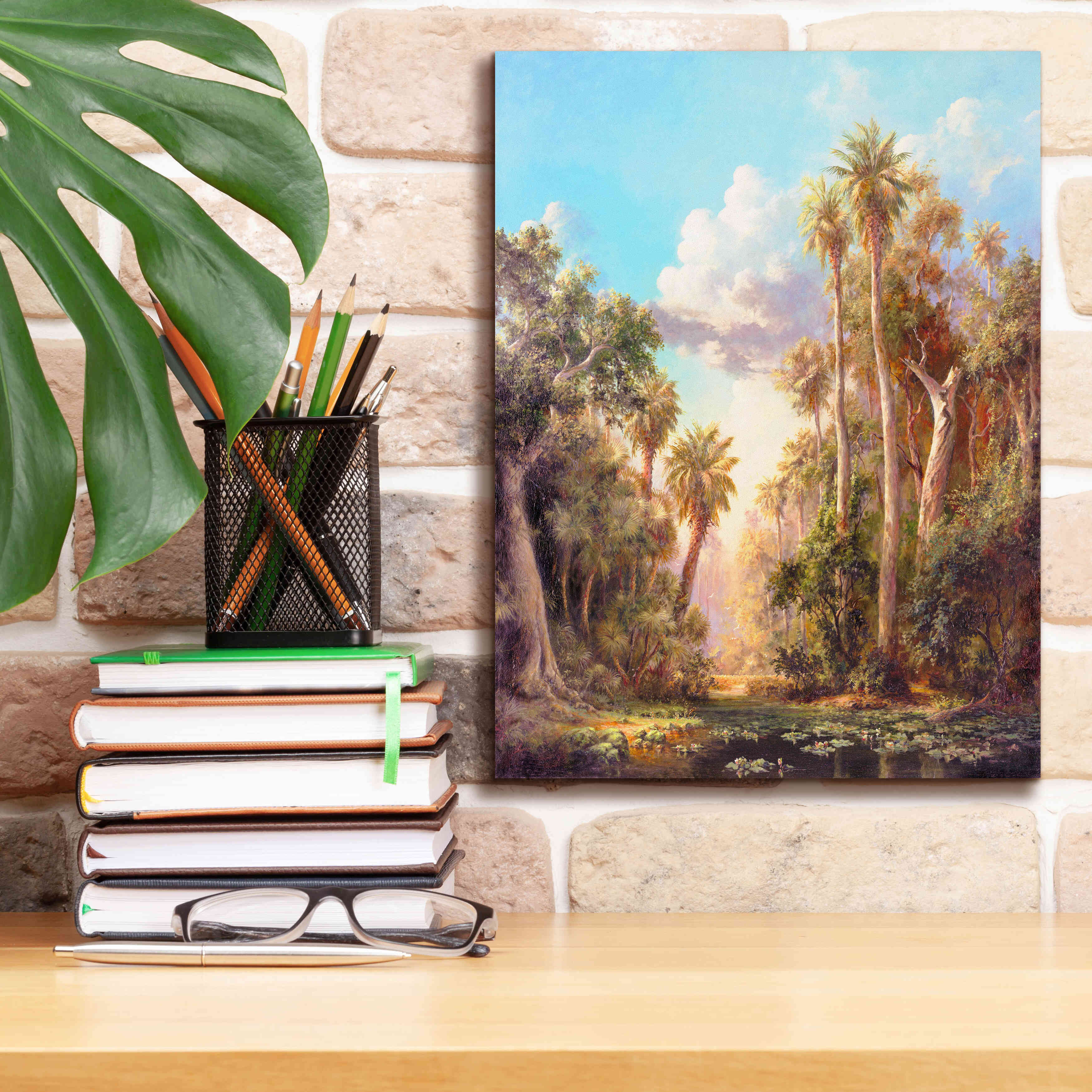 'Lost River' by Art Fronckowiak, Giclee Canvas Wall Art,12x16