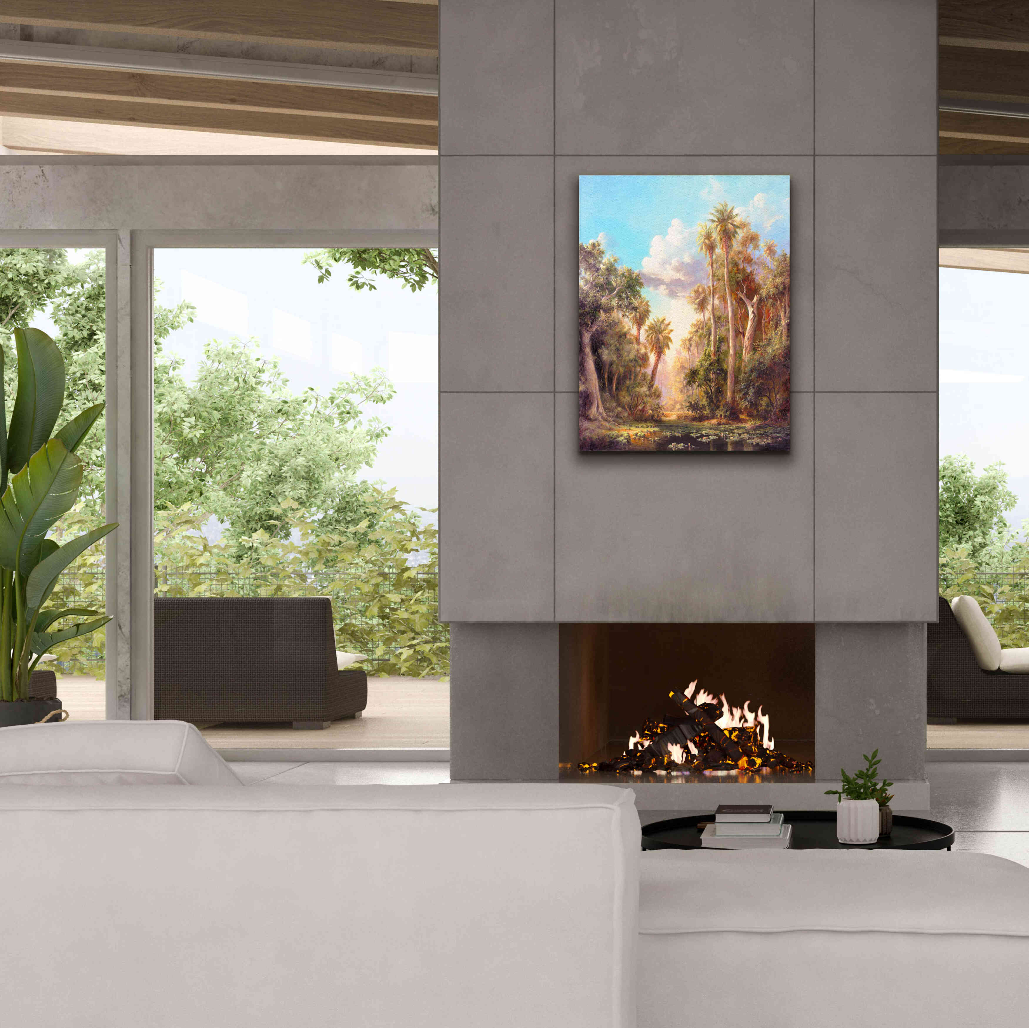 'Lost River' by Art Fronckowiak, Giclee Canvas Wall Art,26x34