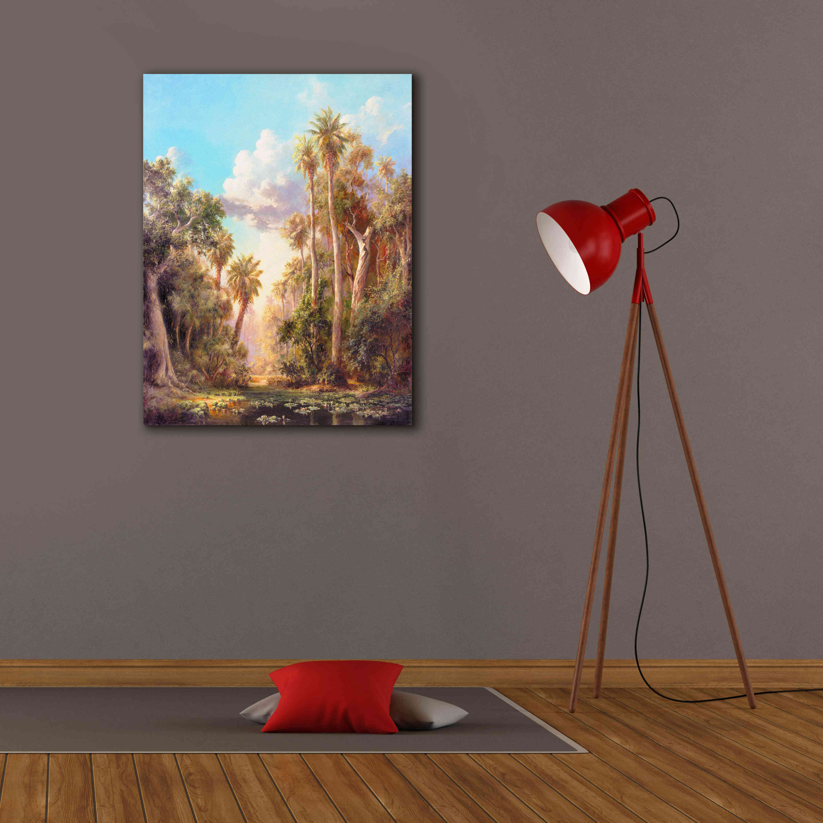 'Lost River' by Art Fronckowiak, Giclee Canvas Wall Art,26x34