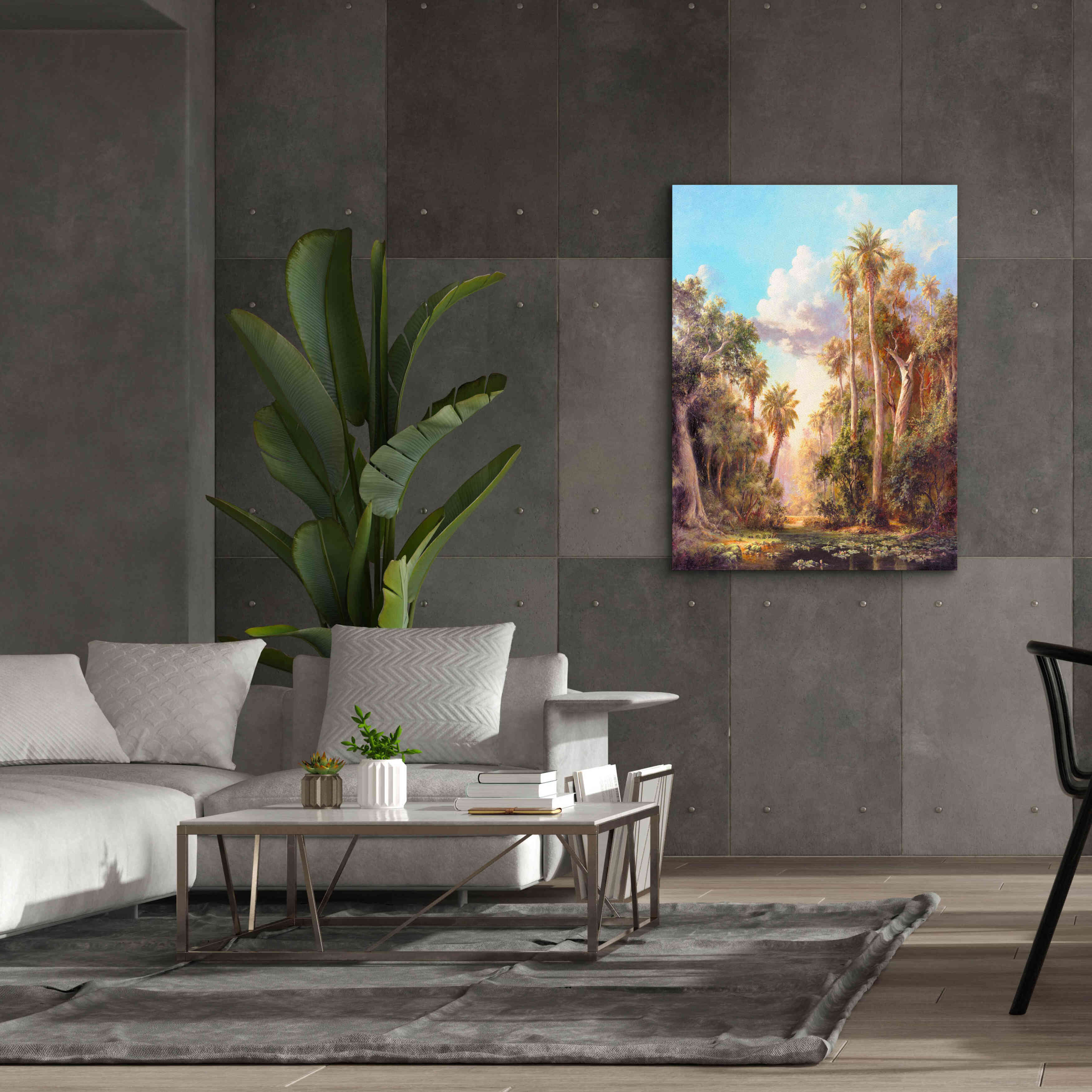 'Lost River' by Art Fronckowiak, Giclee Canvas Wall Art,40x54