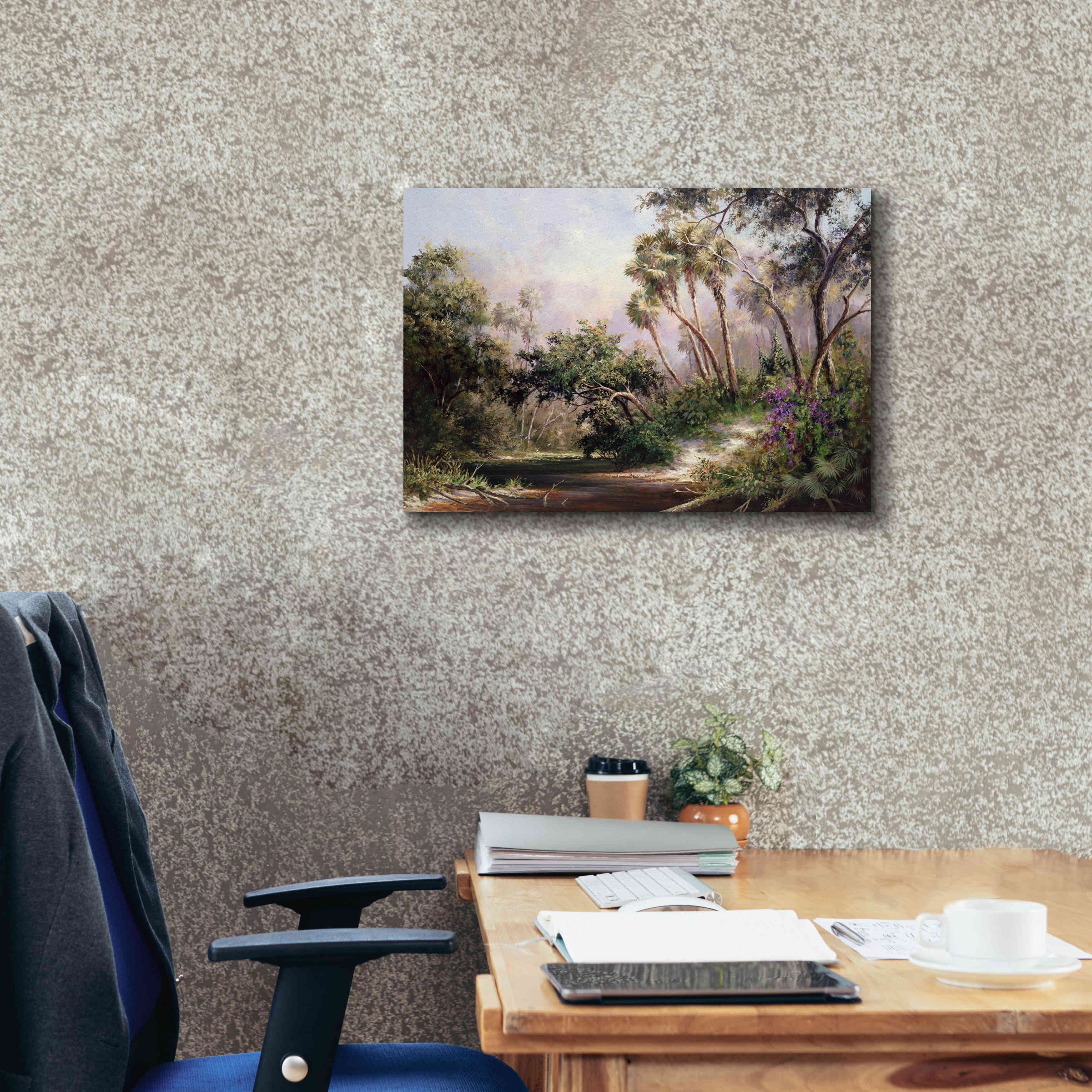 'Myakka River Scene' by Art Fronckowiak, Giclee Canvas Wall Art,24x20