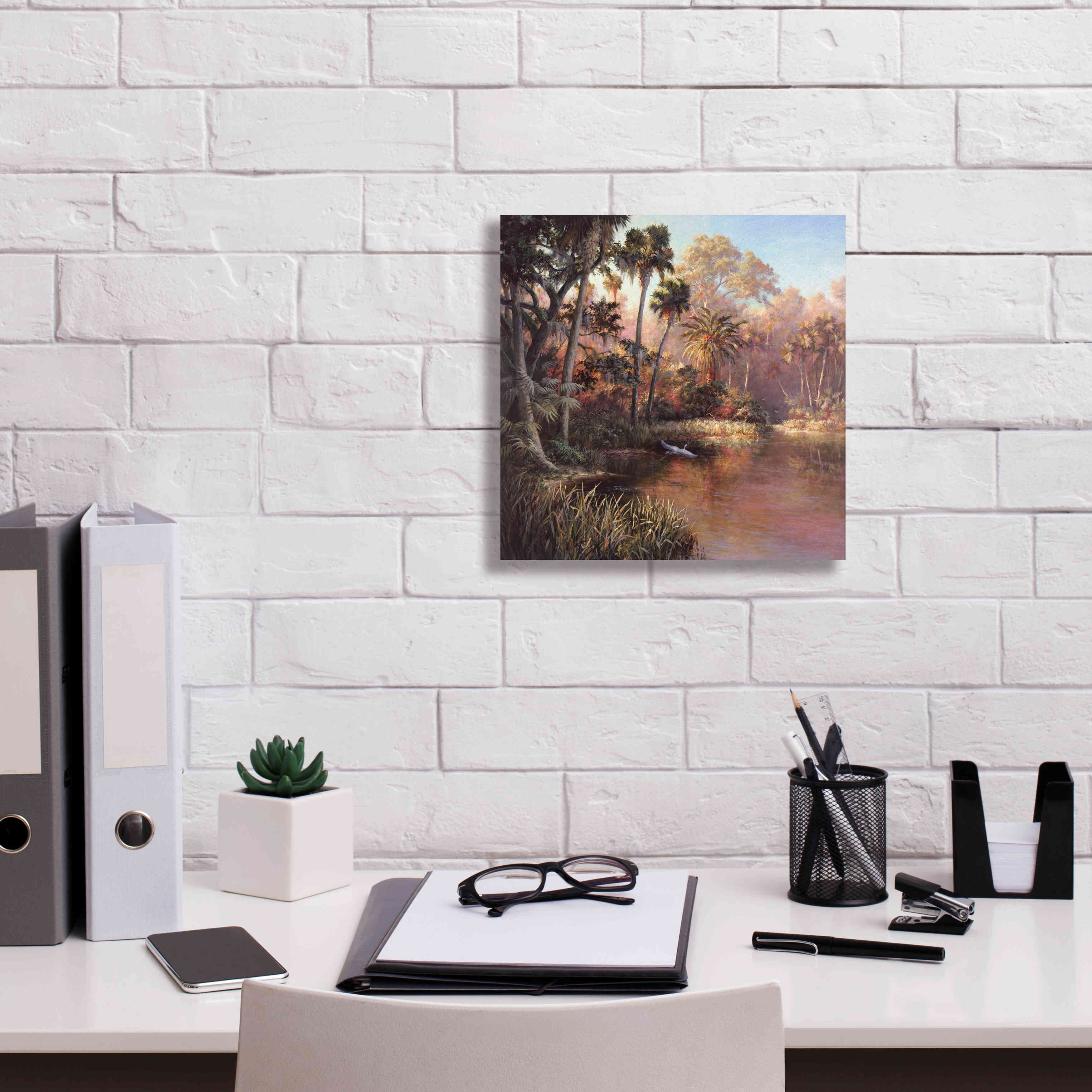 'Myakka Sunset' by Art Fronckowiak, Giclee Canvas Wall Art,12x12