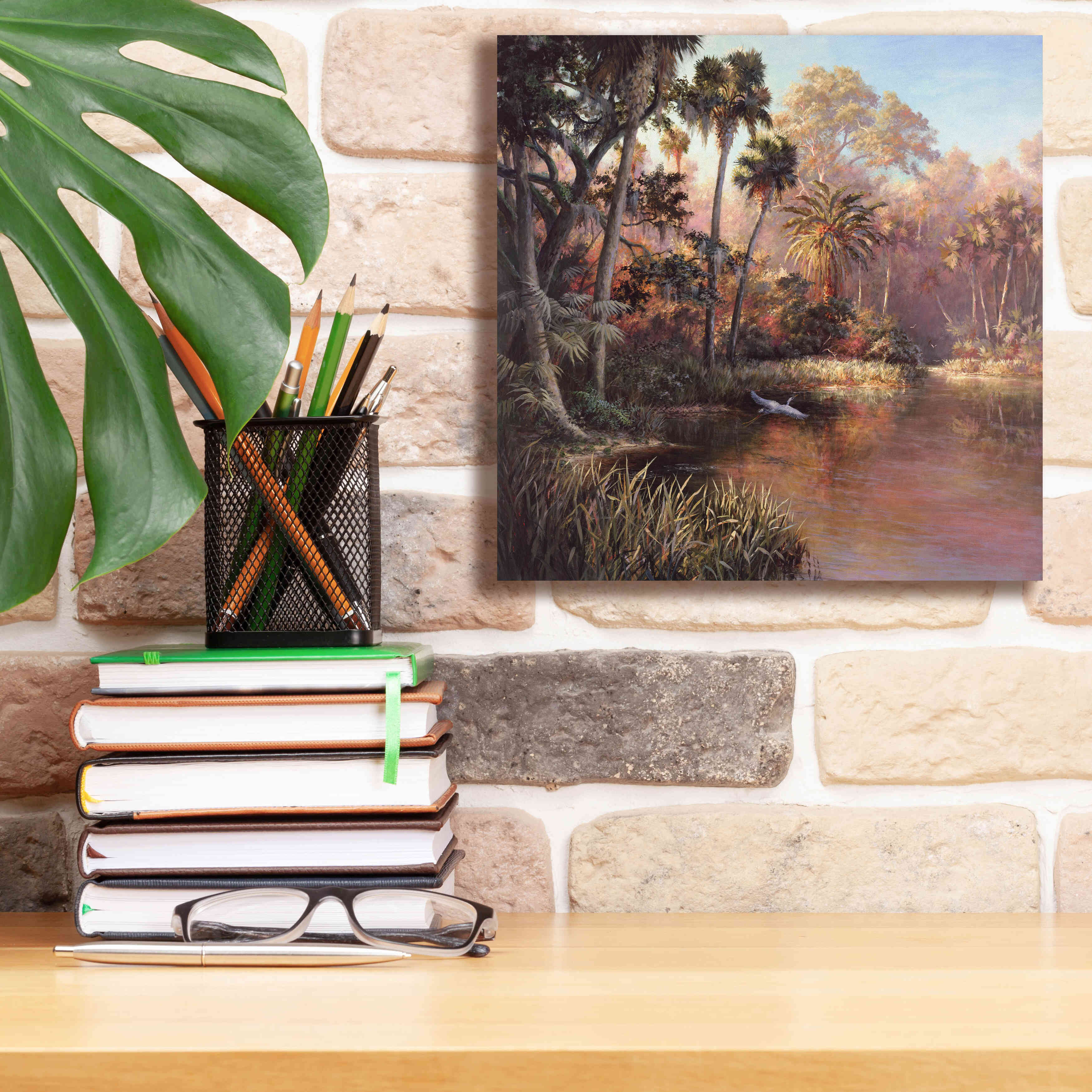 'Myakka Sunset' by Art Fronckowiak, Giclee Canvas Wall Art,12x12