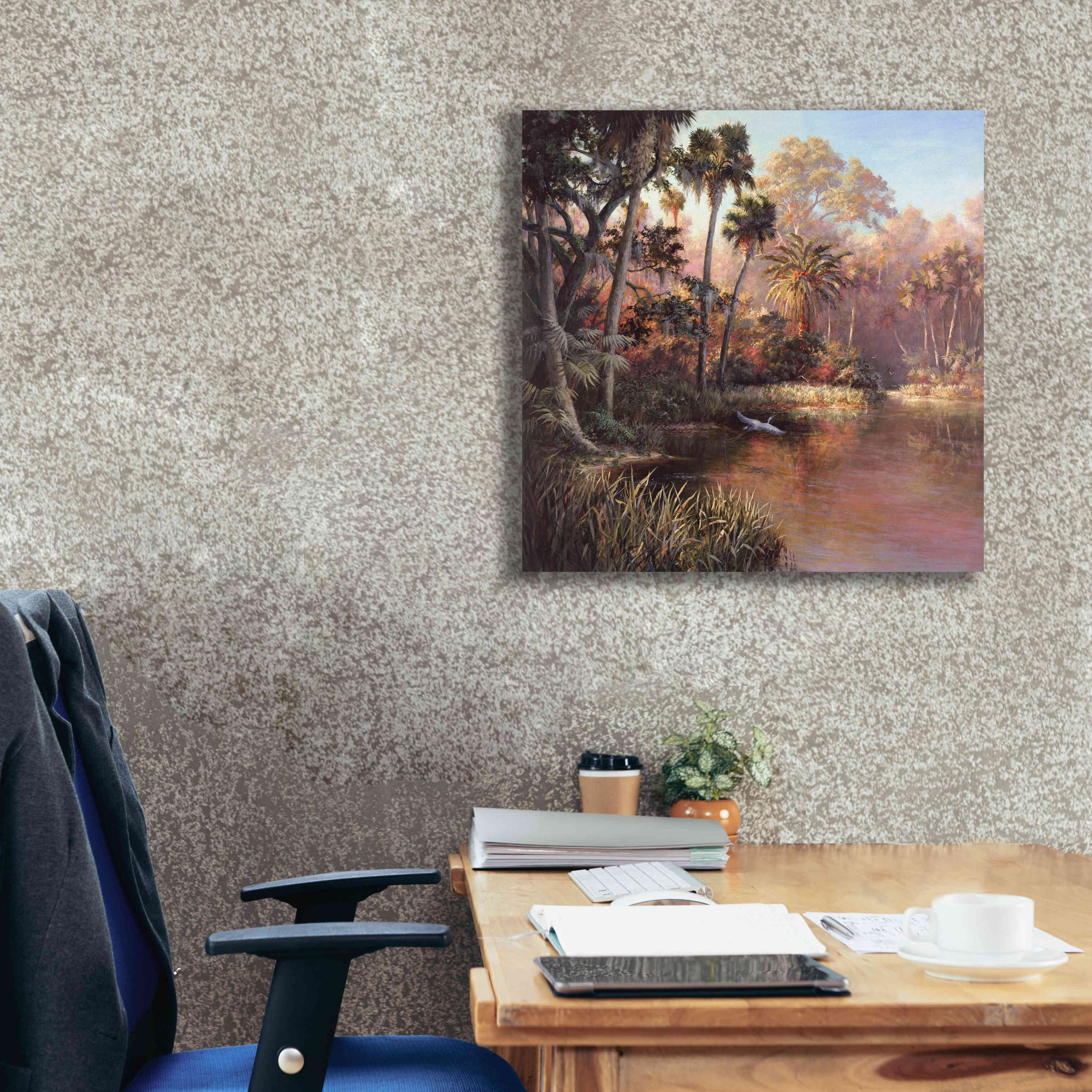 'Myakka Sunset' by Art Fronckowiak, Giclee Canvas Wall Art,26x26