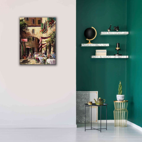 Image of 'Piazza' by Art Fronckowiak, Giclee Canvas Wall Art,26x34