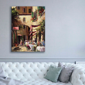 'Piazza' by Art Fronckowiak, Giclee Canvas Wall Art,40x54