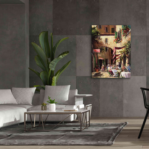 Image of 'Piazza' by Art Fronckowiak, Giclee Canvas Wall Art,40x54