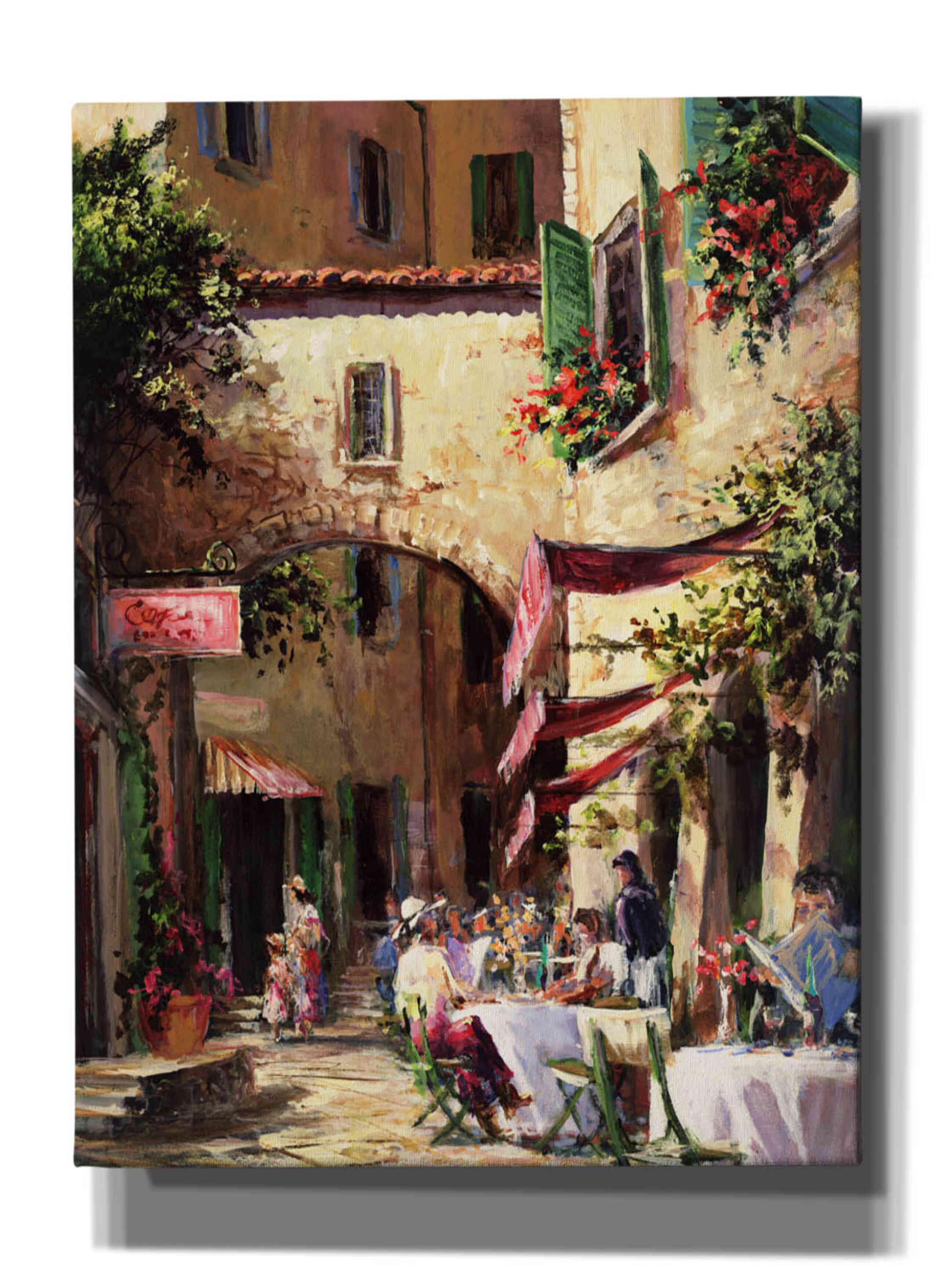 'Piazza' by Art Fronckowiak, Giclee Canvas Wall Art