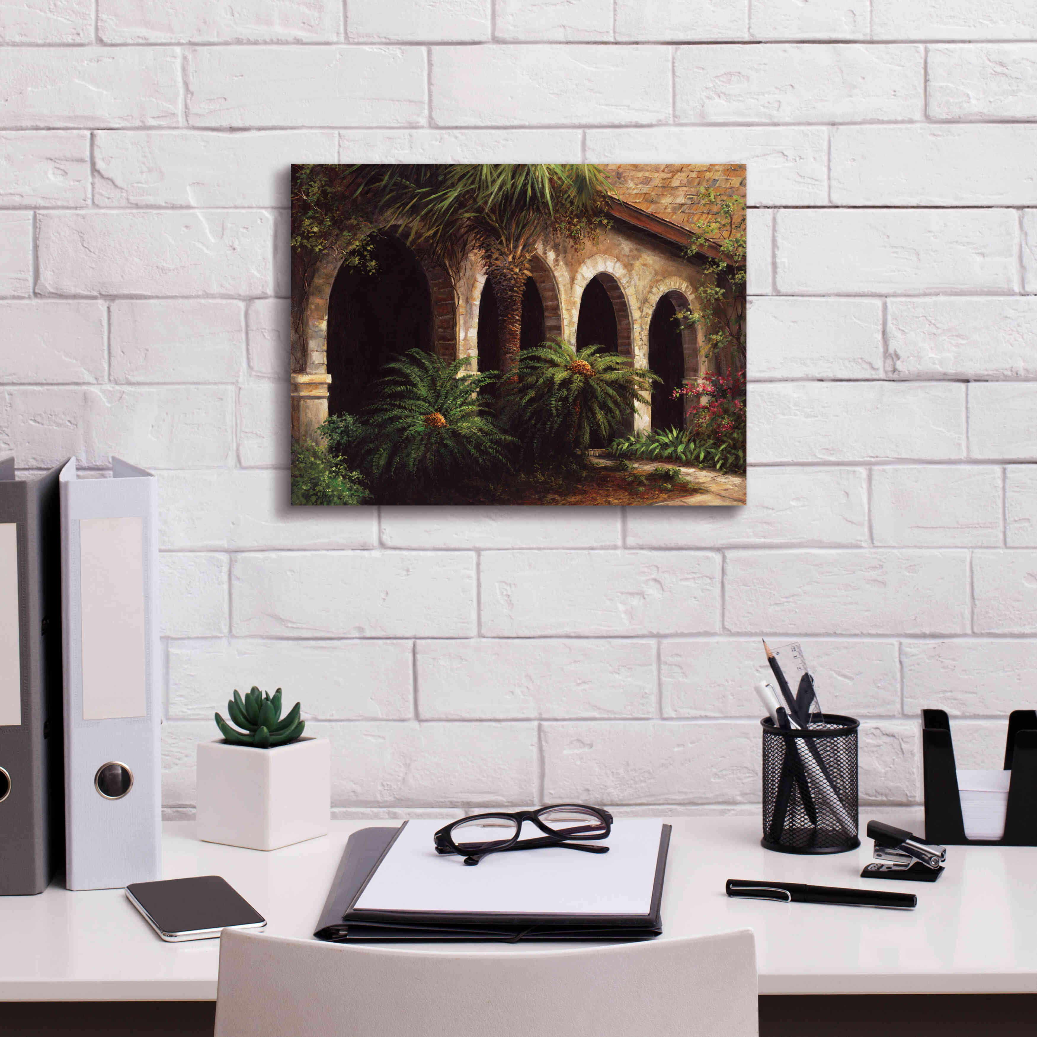 'Sago Arches' by Art Fronckowiak, Giclee Canvas Wall Art,16x12