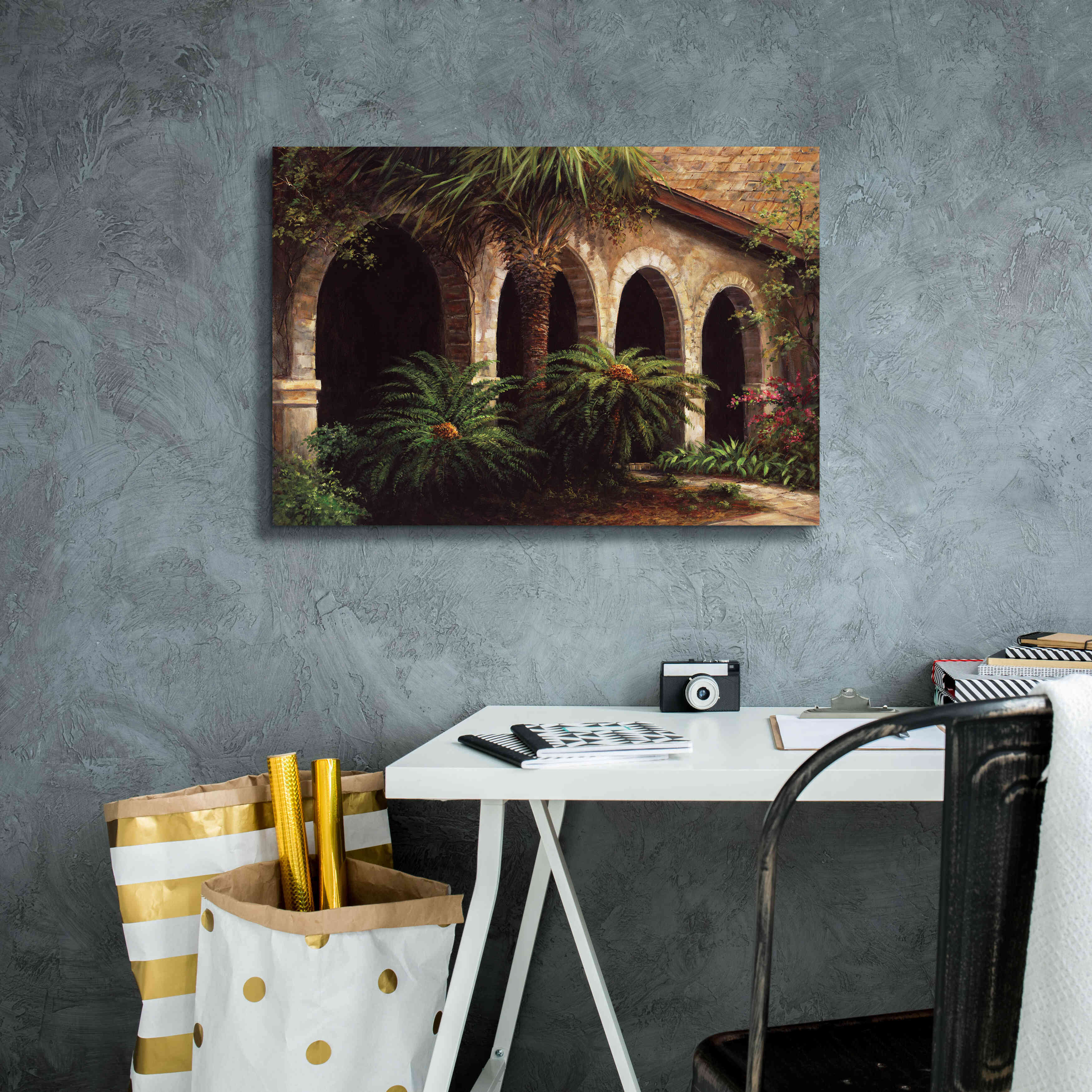 'Sago Arches' by Art Fronckowiak, Giclee Canvas Wall Art,26x18
