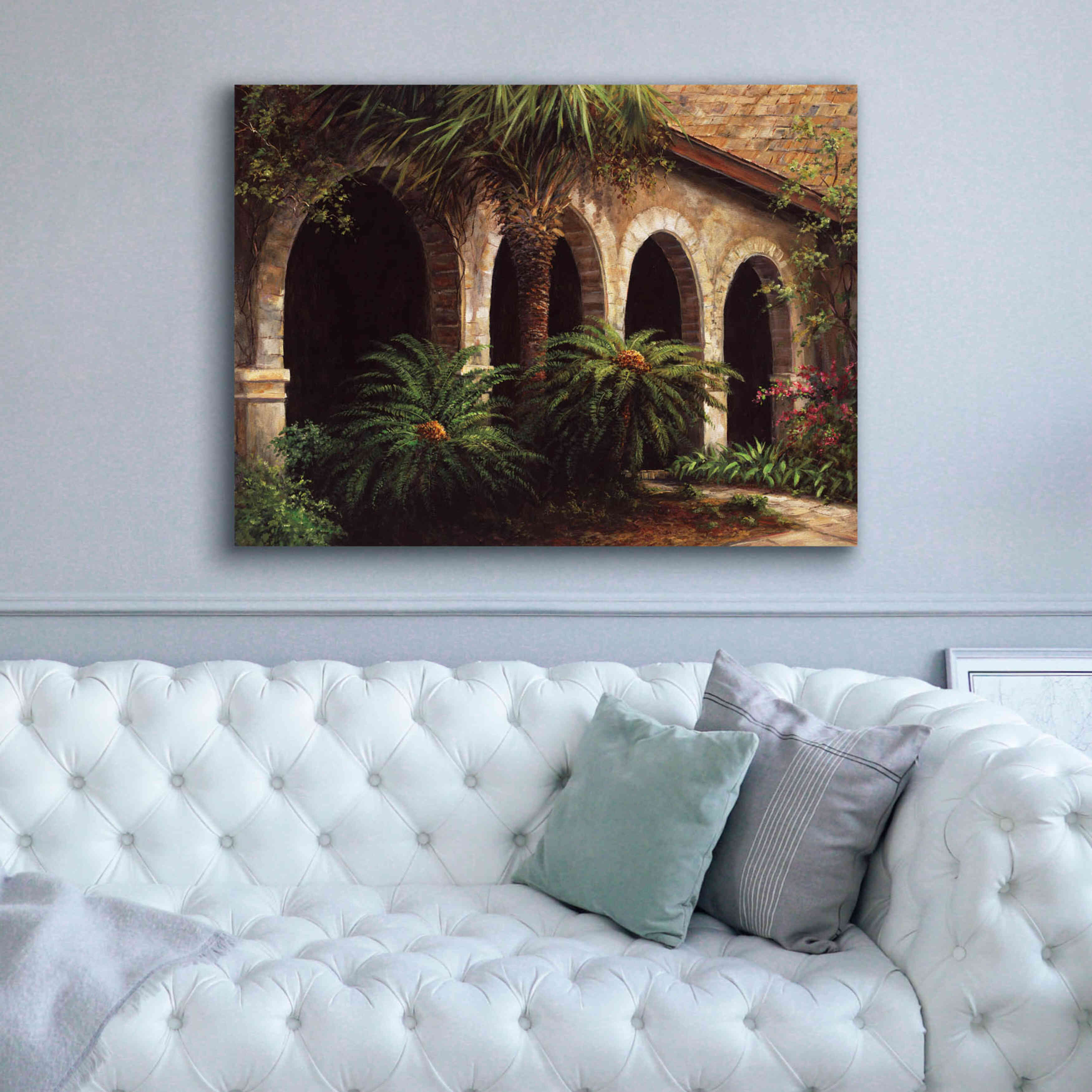 'Sago Arches' by Art Fronckowiak, Giclee Canvas Wall Art,54x40