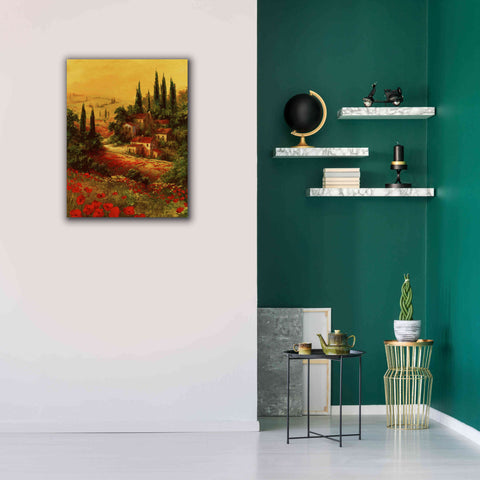 Image of 'Toscano Valley I' by Art Fronckowiak, Giclee Canvas Wall Art,26x34