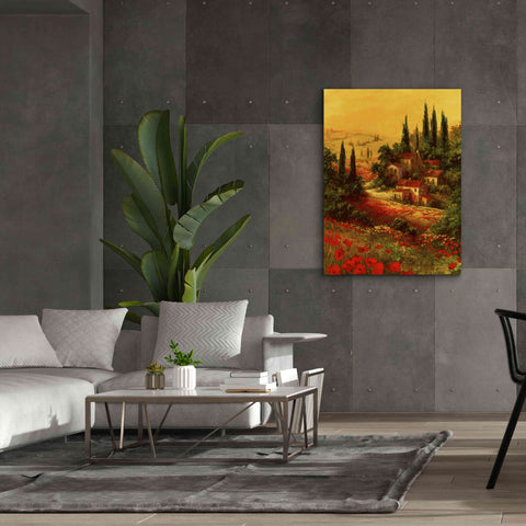 Image of 'Toscano Valley I' by Art Fronckowiak, Giclee Canvas Wall Art,40x54