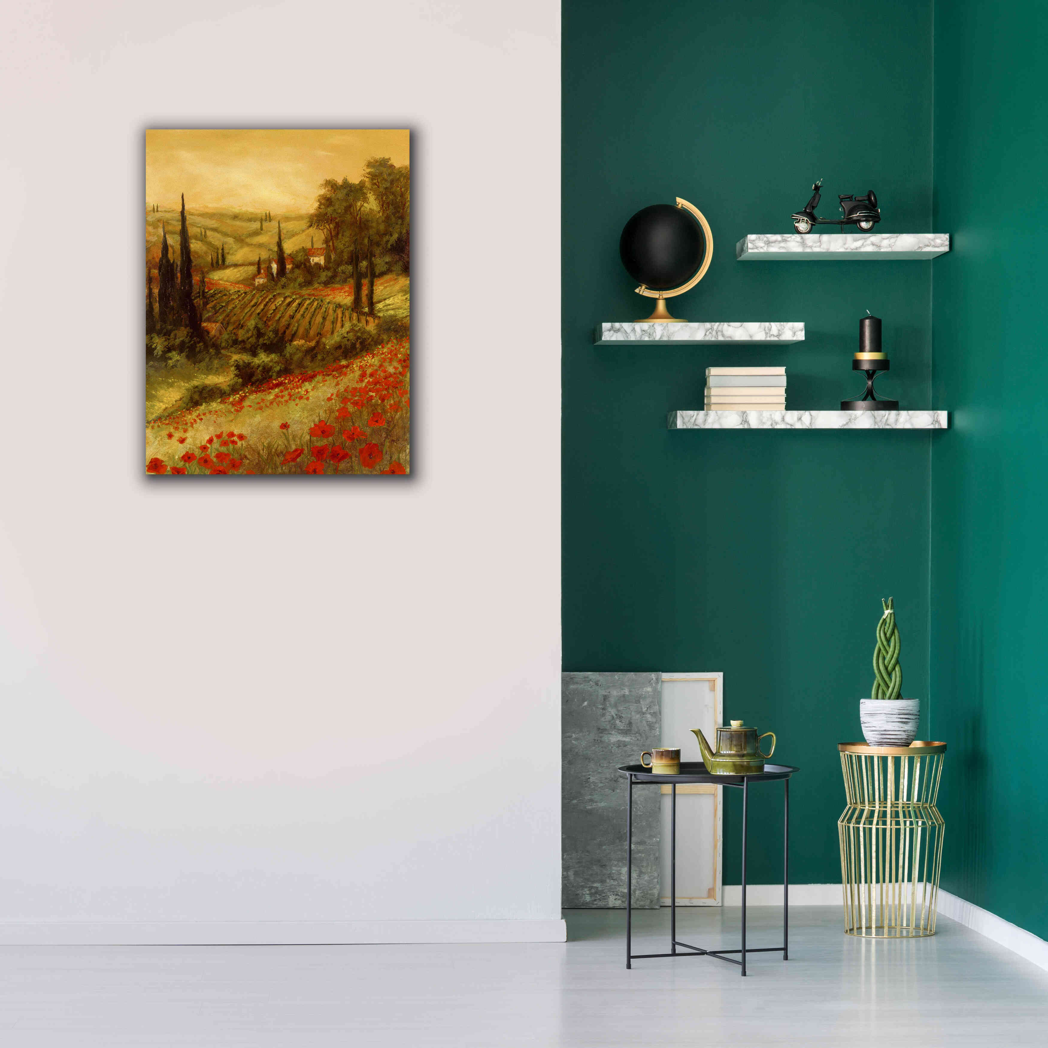 'Toscano Valley II' by Art Fronckowiak, Giclee Canvas Wall Art,26x34