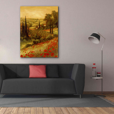 Image of 'Toscano Valley II' by Art Fronckowiak, Giclee Canvas Wall Art,40x54