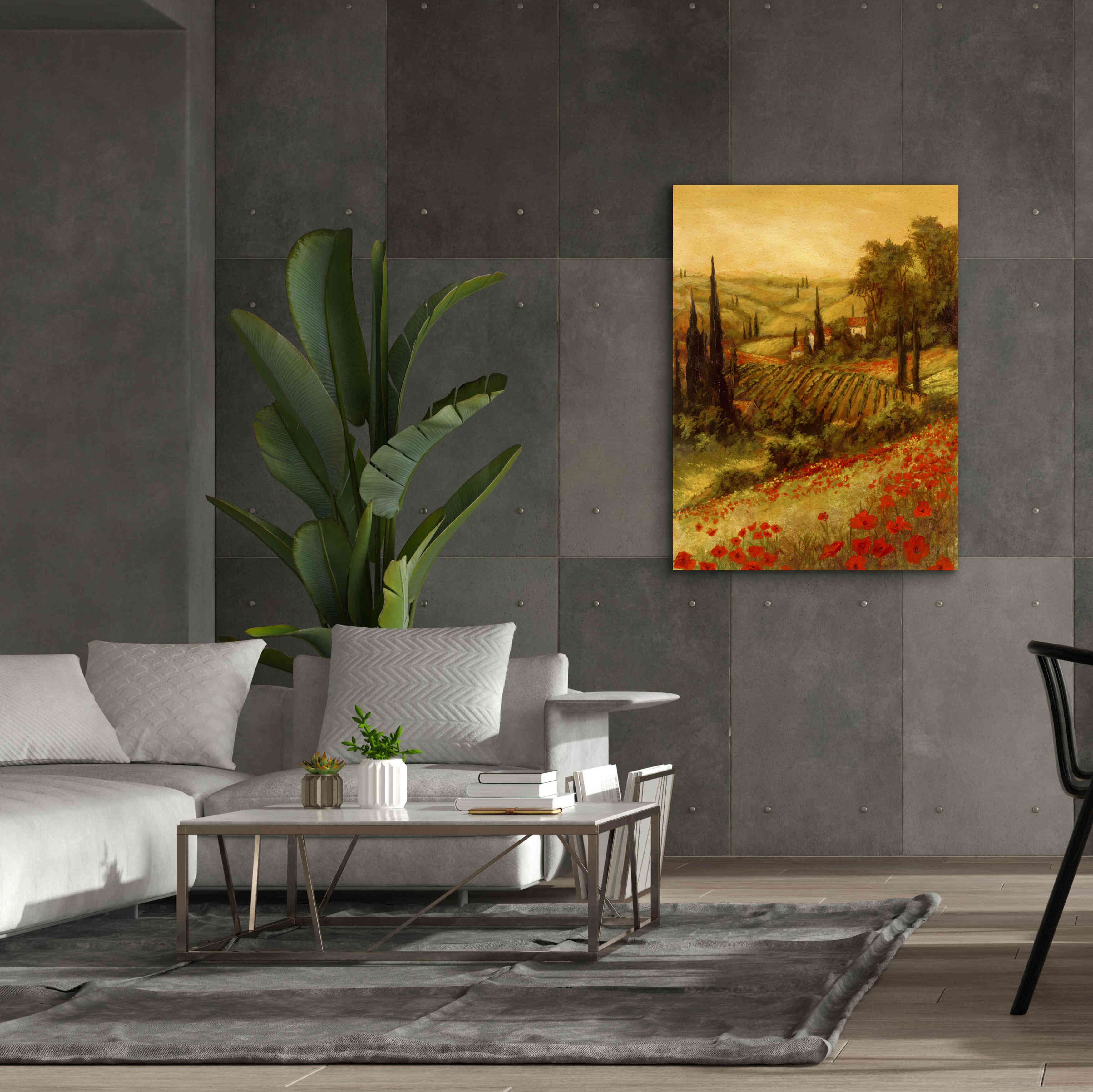 'Toscano Valley II' by Art Fronckowiak, Giclee Canvas Wall Art,40x54