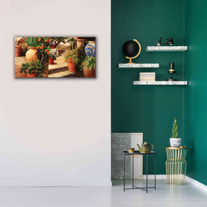 'Turo Tuscan Orange' by Art Fronckowiak, Giclee Canvas Wall Art,40x20