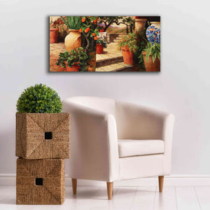 'Turo Tuscan Orange' by Art Fronckowiak, Giclee Canvas Wall Art,40x20