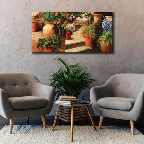 Image of 'Turo Tuscan Orange' by Art Fronckowiak, Giclee Canvas Wall Art,60x30